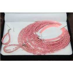 3 PCE BEADED JEWELRY SET AS THEY  COME