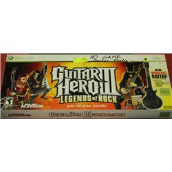 XBOX 360 GUITAR HERO GUITAR NO GAME
