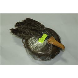 NATIVE DANCE DRUM WITH EAGLE FEATHERFAN