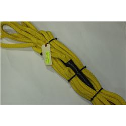 2 BRAIDED TOW ROPES 1"X15' WITH PULLING EYES