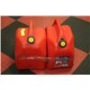 Image 1 : 2 RED 20 LITRE GAS CANS