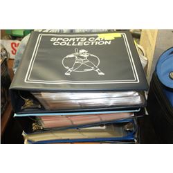 BINDER OF ASSORTED HOCKEY CARDS X4