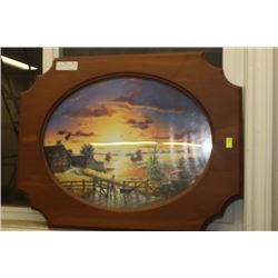 WESTERN SCENE FRAMED PICTURE