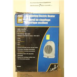POWER FIST PORTABLE OSCILLATING HEATER