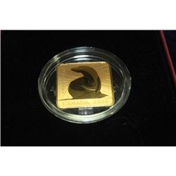 2010 RCM STERLING SILVER GOLD PLATED 3 DOLLAR