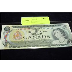 1973 ASTERISK FG 1 DOLLAR REPLACEMENT NOTE