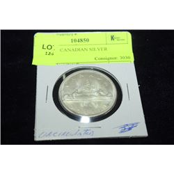 UNC 1963 CANADIAN SILVER DOLLAR