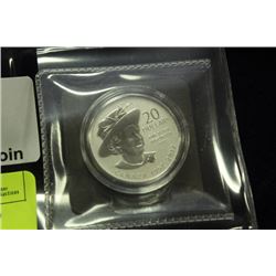2012 QE II DIAMOND JUBILEE .999 SILVER 20 DOLLAR