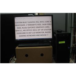 CUSTOM BUILT GAMING DESKTOP INTEL CORE i5/12GB RAM