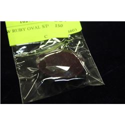 95.00 CTW RUBY OVAL STONE