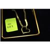 Image 1 : 13" GOLD CHAIN WITH HEART CHARM