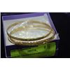 Image 1 : BOX OF 3 GOLD BANGLES