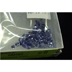 22.9 CTW TRIANGLE TANZINITE STONES