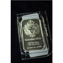 1oz .999 SILVER BAR