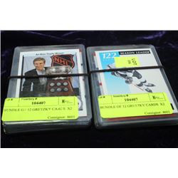 BUNDLE OF 12 GRETZKY CARDS  X2
