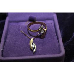 CANADIAN DIAMOND RING & CHAIN SET