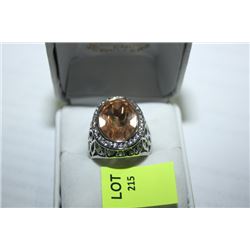 LARGE STONE FASHION RING