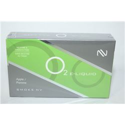 PACK OF 5 O2 APPLE FLAVOUR E LIQUID