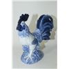 Image 1 : BLUE & WHITE CERAMIC ROOSTER