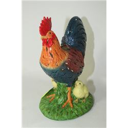 PORCELAIN ROOSTER CANDLE HOLDER