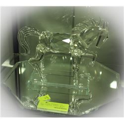 LARGE CRYSTAL HORSE