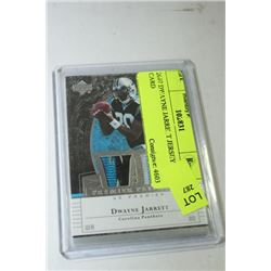 2007 DWAYNE JARRETT JERSEY CARD