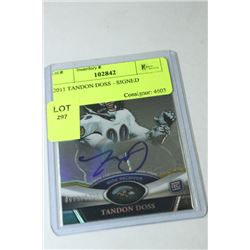 2011 TANDON DOSS - SIGNED
