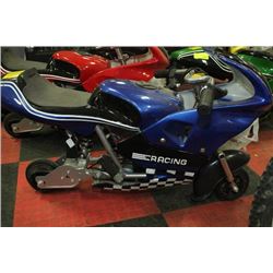 ELECTRIC MINI BIKE ON CHOICE: BLUE