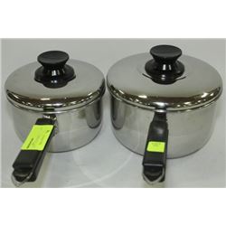 PAIR OF LAGOSTINA COOKING POTS