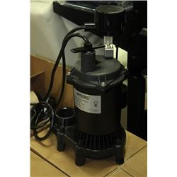NEW MYERS 1/3HP SUBMERSIBLE SUMP PUMP