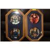 Image 1 : OAK FRAMED GONE WITH THE WIND COLLECTOR PLATES X2