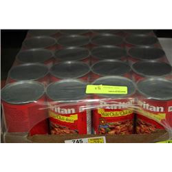 BOX: 24 - 425G PURITAN CANNED MILD CHILI