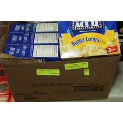 BOX: 12 3-297G ACT II BUTTER LOVERS MICR. POPCORN