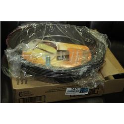 6 9" ROUND BAKERS SECRET CAKE PANS