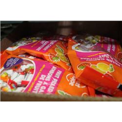 BOX: 36-175G DOLLARAMA FRUIT FILLED CANDIES