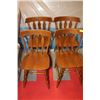 Image 1 : SET OF 4 WOOD SIDECHAIRS