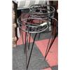 Image 1 : PAIR OF METAL PLANT STANDS