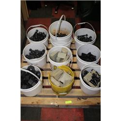 PALLET OF ASSORTED HEAVY DUTY NUTS & BOLTS