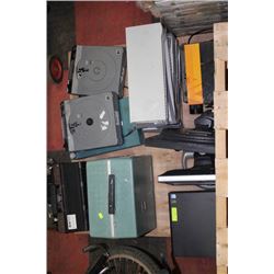 PALLET OF COMPUTERS , PROJECTORS ETC.