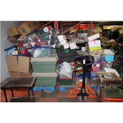 2 PALLETS OF ASST. CHRISTMAS ITEMS