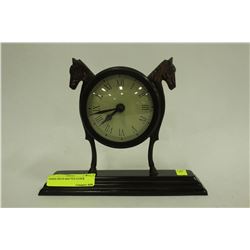 HORSE HEAD MANTLE CLOCK