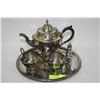 Image 1 : SILVER-PLATED TEA SET