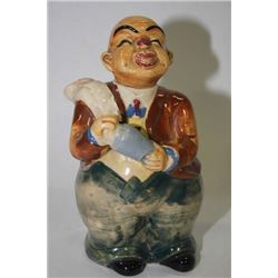 HAND DECORATED ANTIQUE DRINKING MUG