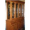 Image 1 : LARGE WOODEN CHINA CABINET TOP & BOTTOM