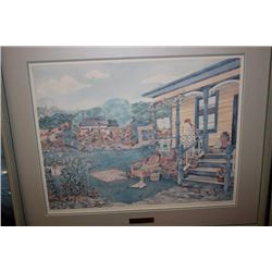 PAINTING "CORNSILK & EIDERDOWN" SIGNED NO GLASS )