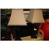 Image 1 : PAIR OF BLACK LAMPS