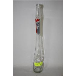 VINTAGE GLASS STRETCHED PEPSI BOTTLE