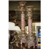 Image 1 : PAIR OF LARGE CANDLE HOLDERS