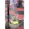 Image 1 : VINTAGE POTTERY OIL LAMP (CRACKED)