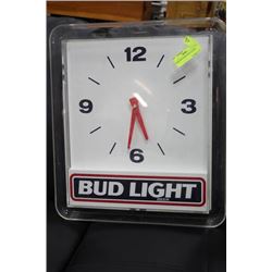 LARGE BUD LIGHT WALL CLOCK